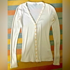 Rebecca Taylor Pima Cotton Alpaca cardigan XS